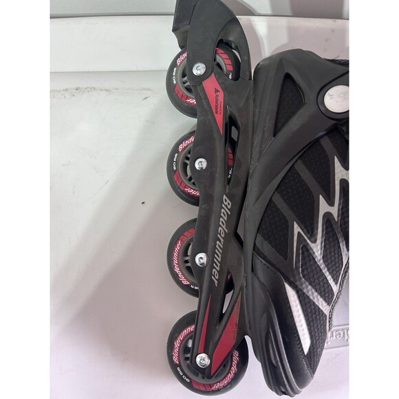 Bladerunner Advantage Pro XT Inline Mens Skates US 10 Rollerblade Black Red 80mm - Picture 11 of 11